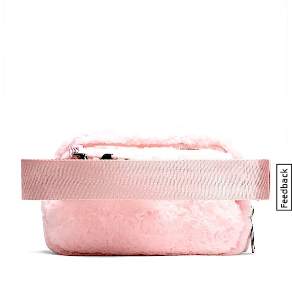 Lululemon Everywhere Plush Fleece Belt Bag in Strawberry Milkshake Color (NWT) - Picture 3 of 11